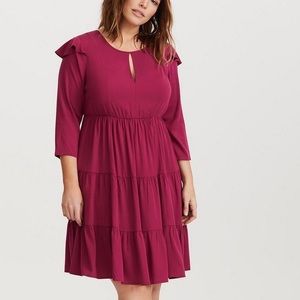 Torrid tiered skater dress